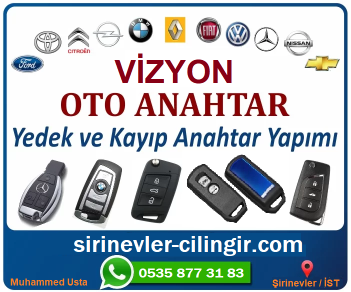 sustalı oto anahtar yapımı