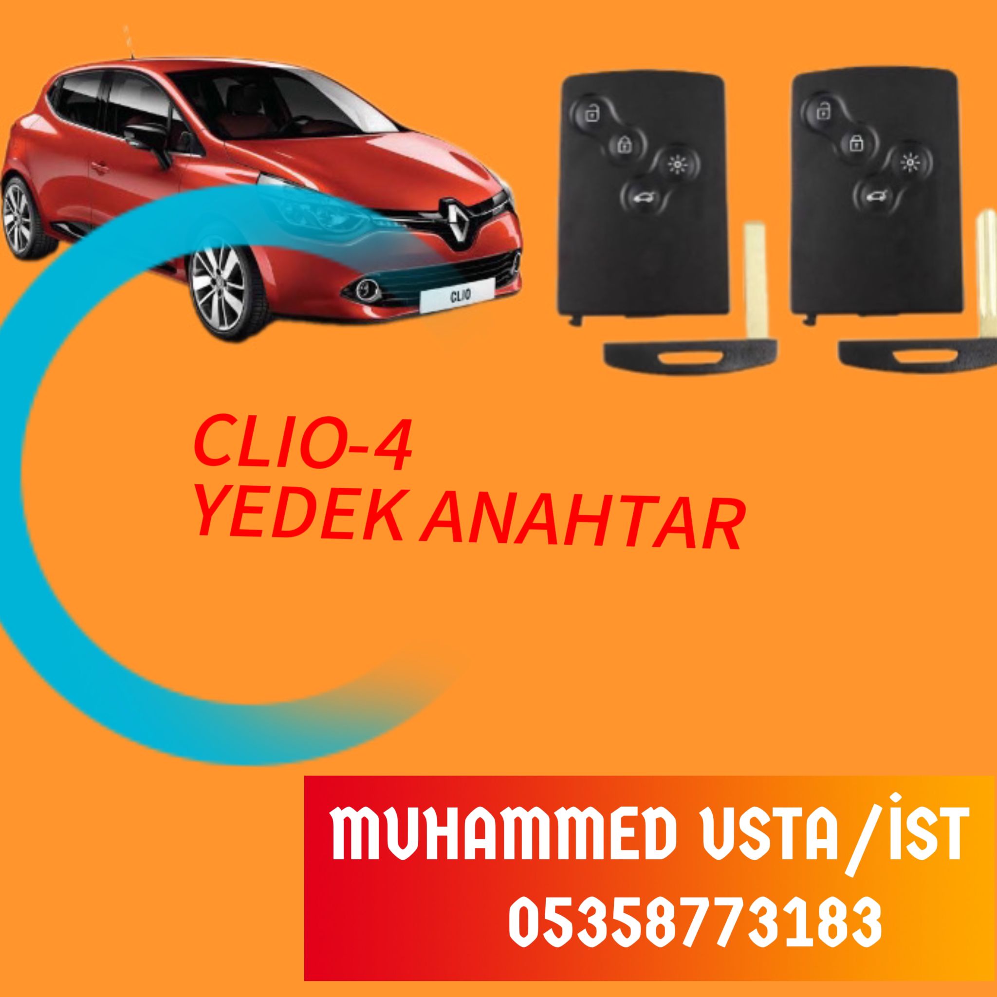 CLIO4 YEDEK ANAHTAR