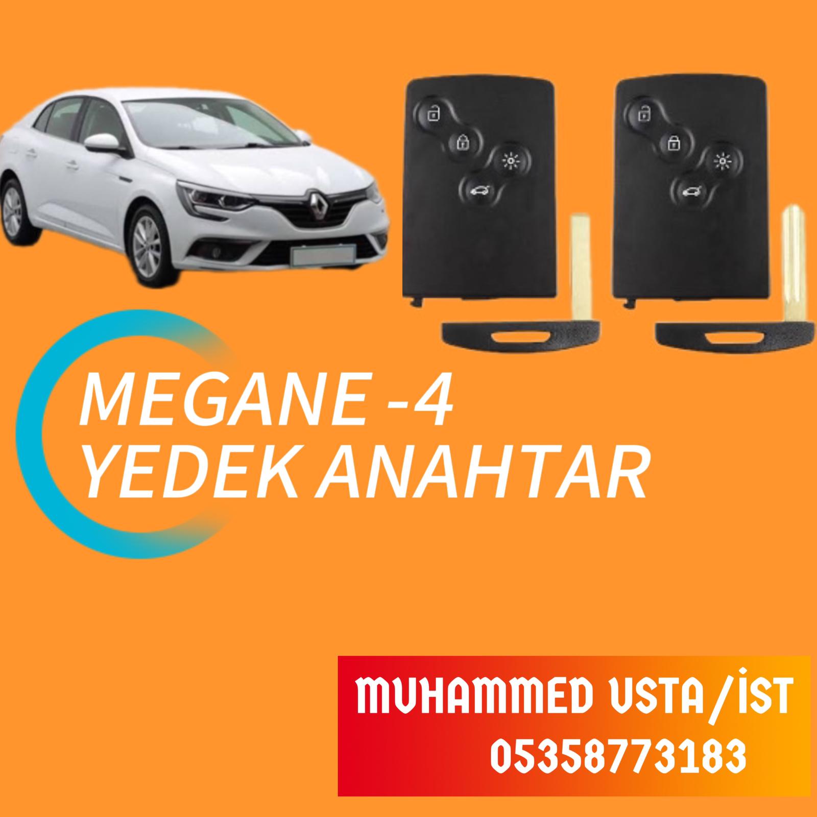 MEGANE 4 YEDEK ANAHTAR