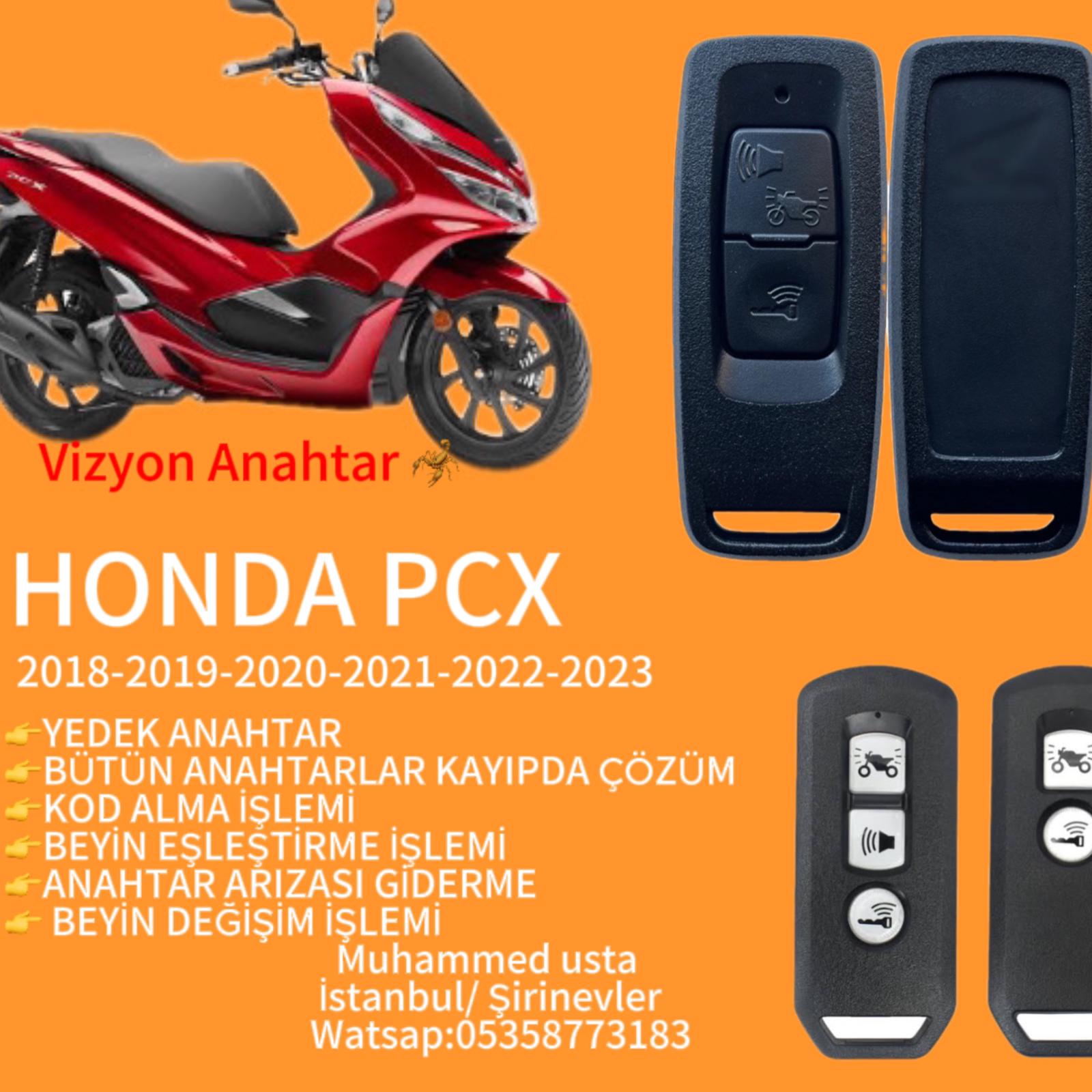 Honda pcx anahtarı